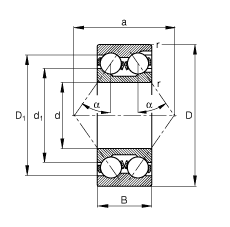 ǽ|S 3322-M,  DIN 628-3 ˜ʵҪߴp|  = 35