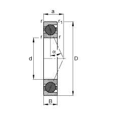SS HCB71932-E-T-P4S, {ɌԪb|  = 25㣬մƹ