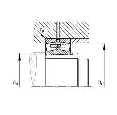 {ĝLS 23952-K-MB + AH3952G,  DIN 635-2 ˜ʵҪߴ, F׺ж